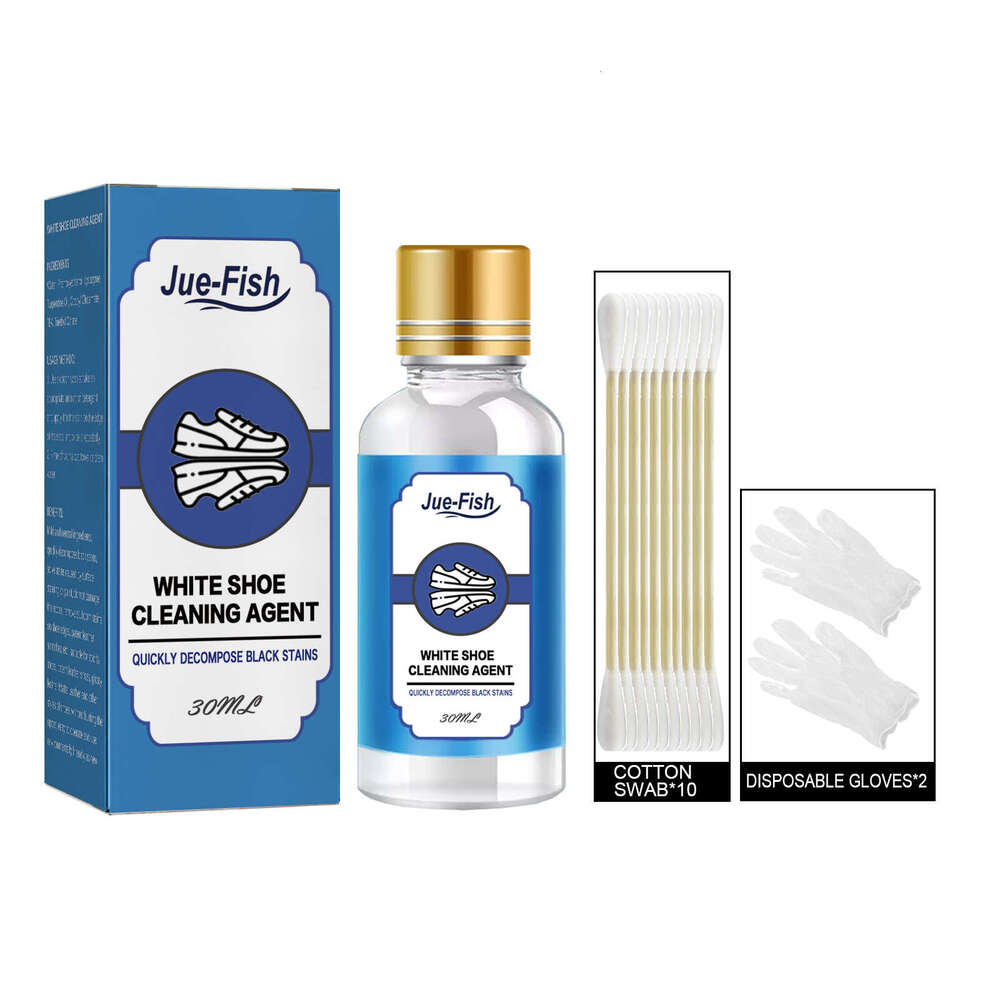 Jue-Fish Cleaner White Cleaning Whitening Stain Brightening Shoe Edge Yellowing Removal S260202