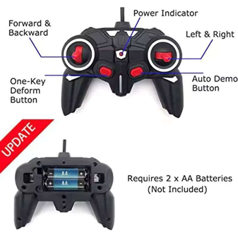 2 in 1 Electric RC Transformation Children Boys Toys Outdoor Remote Control Sports Deformation Car Robots Model Toy Y260131