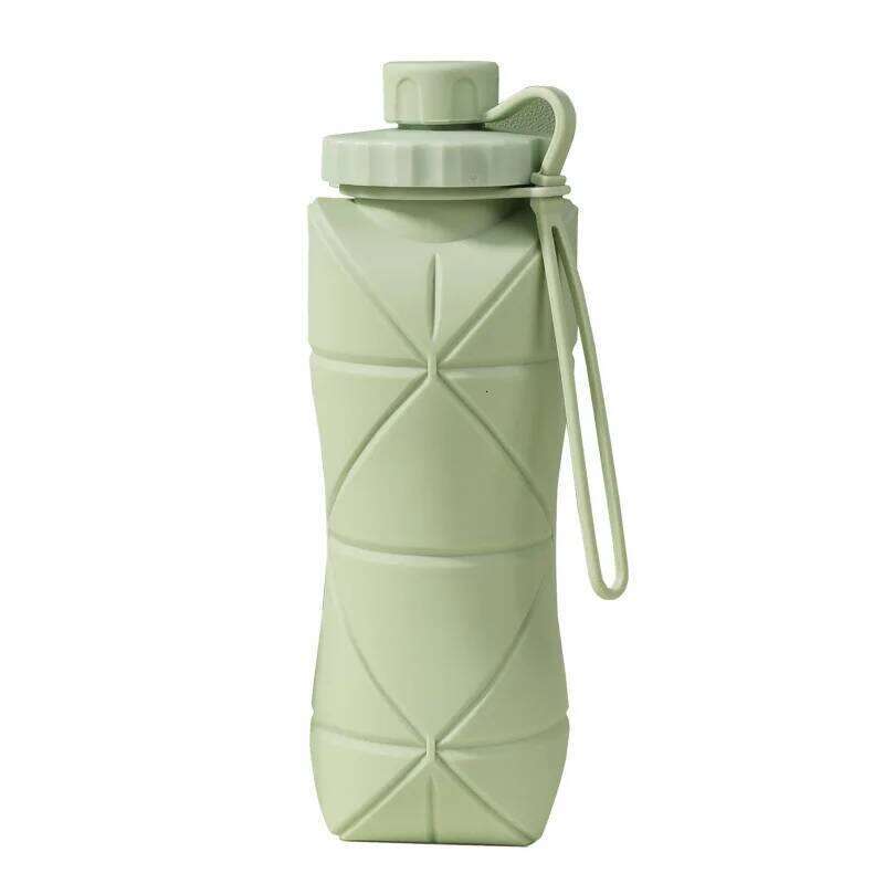 Silicone portable outdoor sports travel telescopic casual cup folding water bottle gift Z260202
