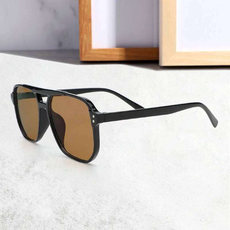 Punk Square Frame Anti-UV Travel Driver Goggle Retro Sunglasses Beach Eye Protection Eyewear Black Shades Glasses H260202
