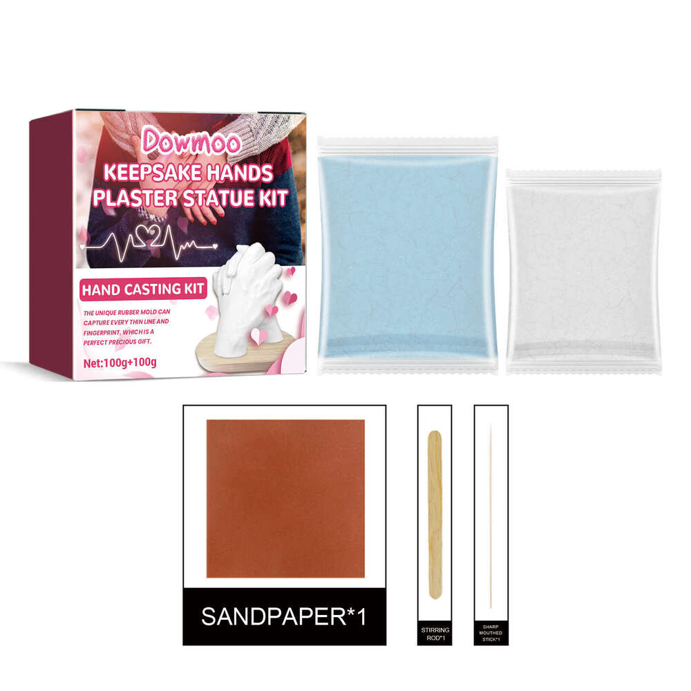 Dowmoo 3D Hand Mold Plaster Clone Model Souvenir Gift Craft S260202