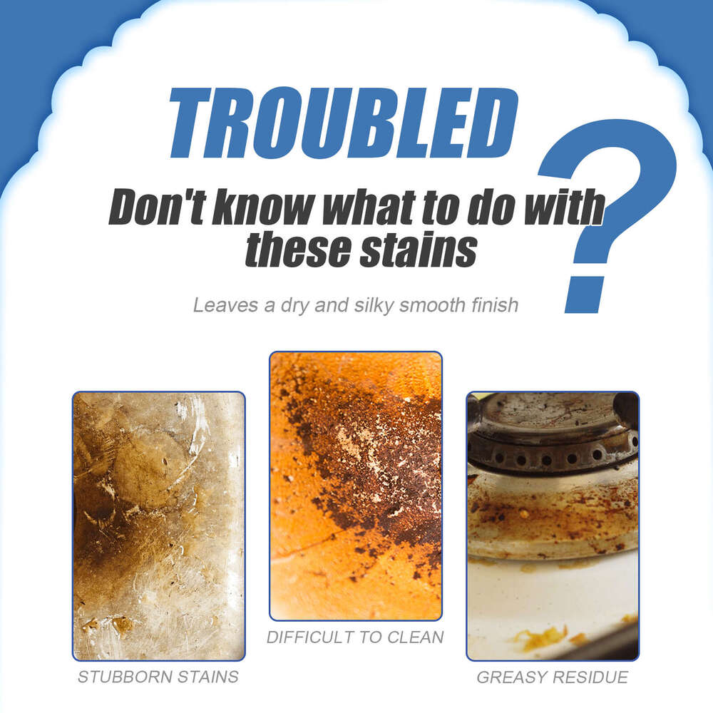 Jue-Fish Foam Kitchen Stove Range Hood Grease Stain Remover Cleaner S260202