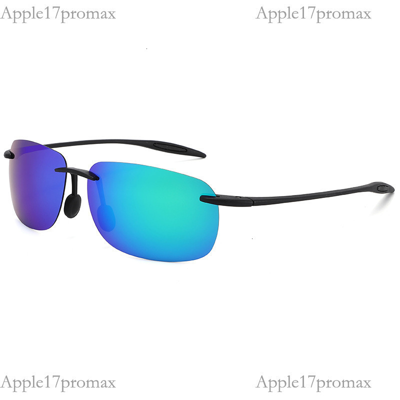 Luxury Brand Designer TR90 Material TAC Polarized True Film Sports Cycling Sunglasses Frameless Outdoor Sunglasses For Men And Women Mountaineering Ul