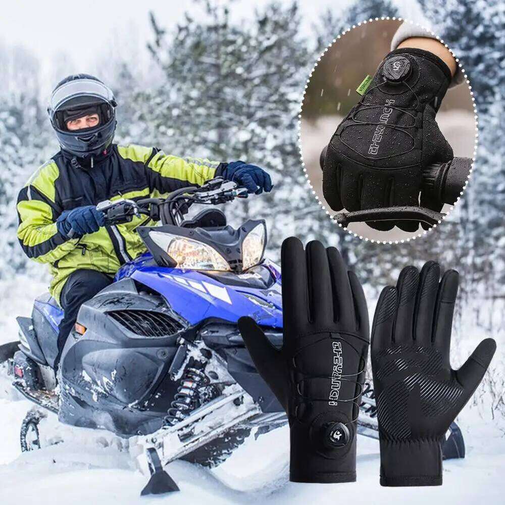 Winter Warm for Men Women Extended Thickened Windproof and Waterproof Sports Touchscreen Skiing Cycling Gloves XJ260202