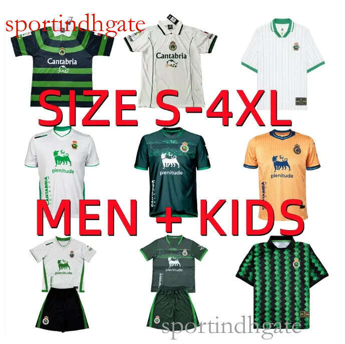Racing de Santander Soccer Jerseys 25 26 Official Football Shirts for Andres Arana, Vicente, Suleiman, Rodriguez, Karrikaburu, Lago Aldasoro - 112th Top quality