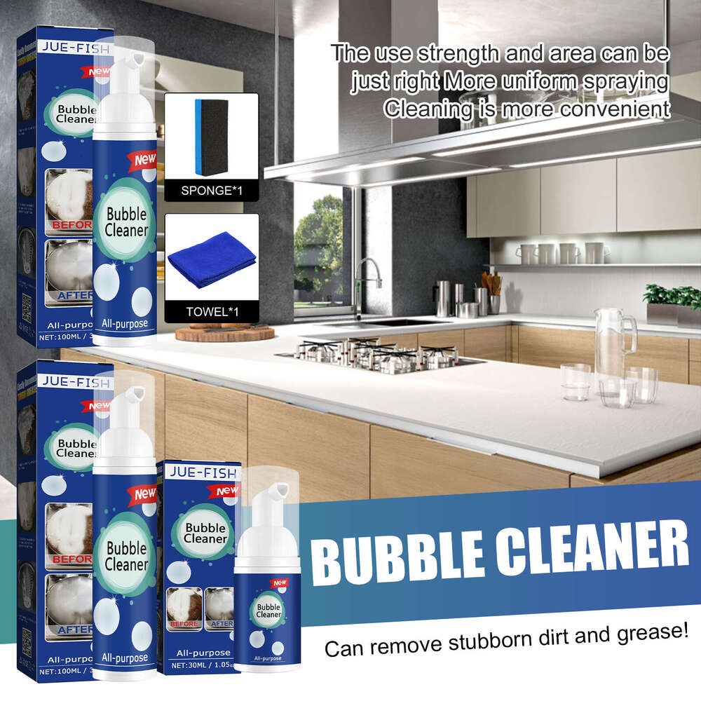 Jue-Fish Kitchen Stove Range Hood Multi-Purpose Heavy Grease Foam Cleaner S260202