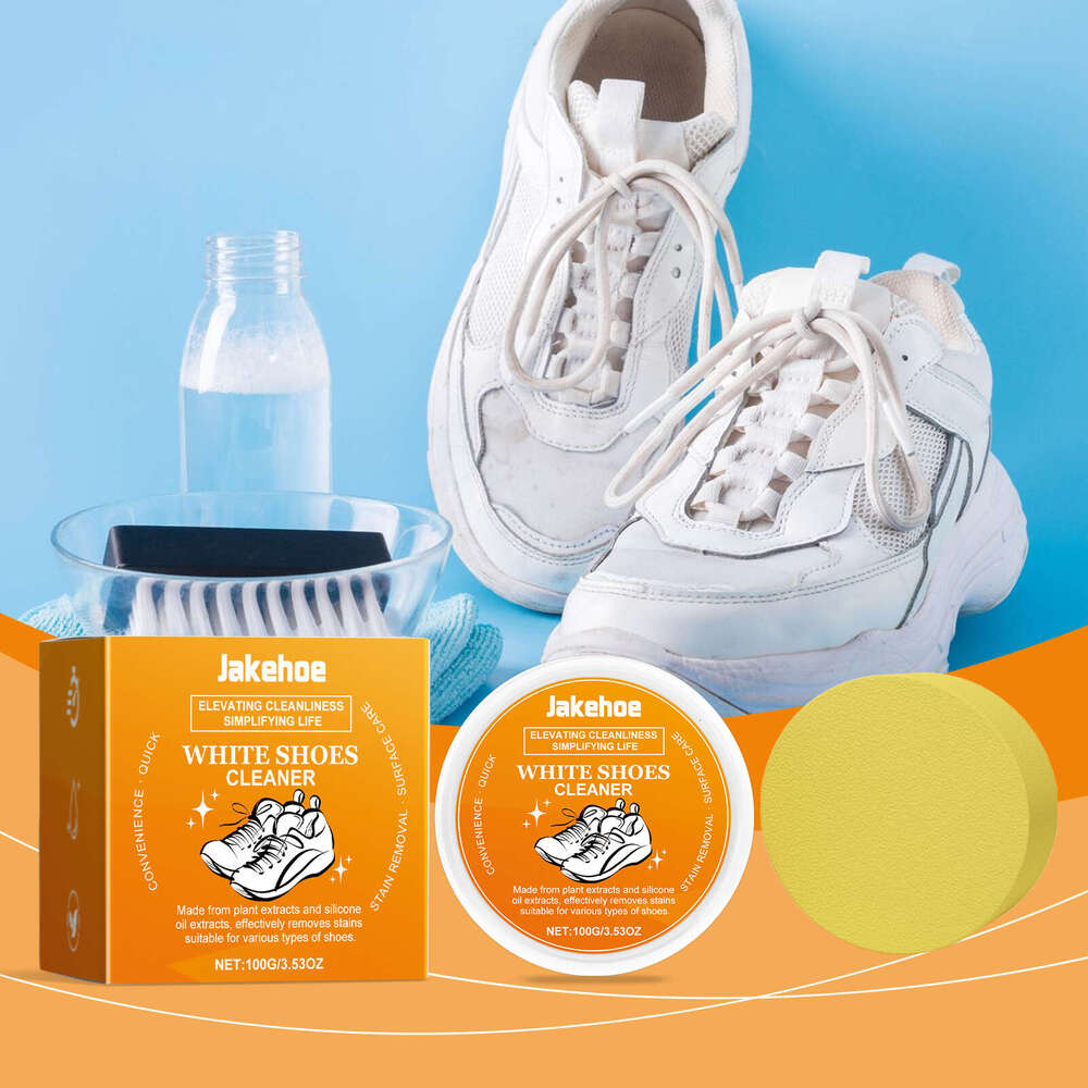 Jakehoe No-Wash for Sneakers Canvas White Shoes Multi-Purpose Cleaning Paste S260202