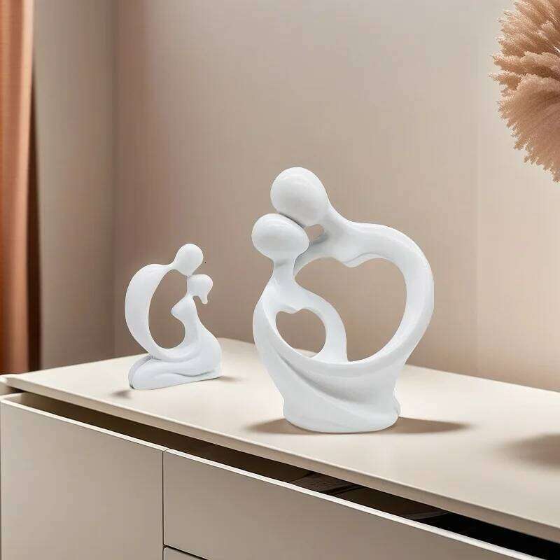 Style Abstract Figure Art Couple Ornaments Nordic Minimalist Home Decoration Valentine's Day Gifts Y260202