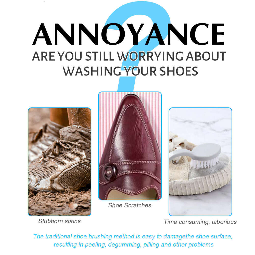 Jaysuing Portable No-Wash White Shoe Stain Remover Whitening Cleaner S260202