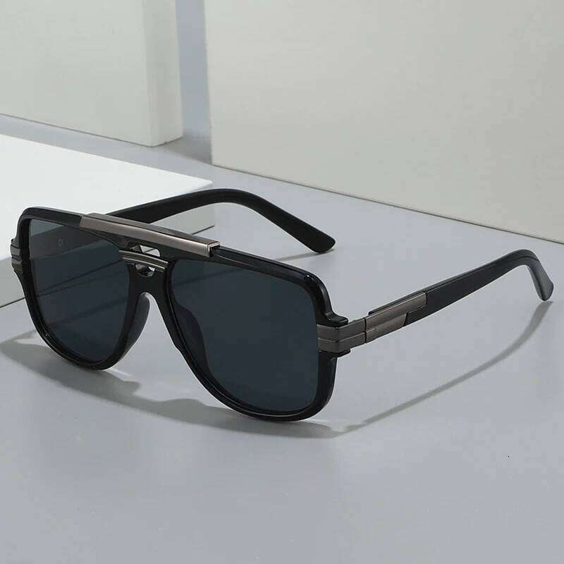 SHAUNA Retro Double Bridges Square Men Sunglasses Fashion Brand Designer Orange Blue Shades UV400 Women Sun Glasses H260202