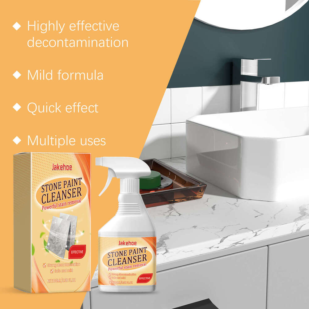 Jakehoe Real Stone Paint Home Living Room Bedroom Stain Removal Polishing Maintenance Renovation Cleaner S260202
