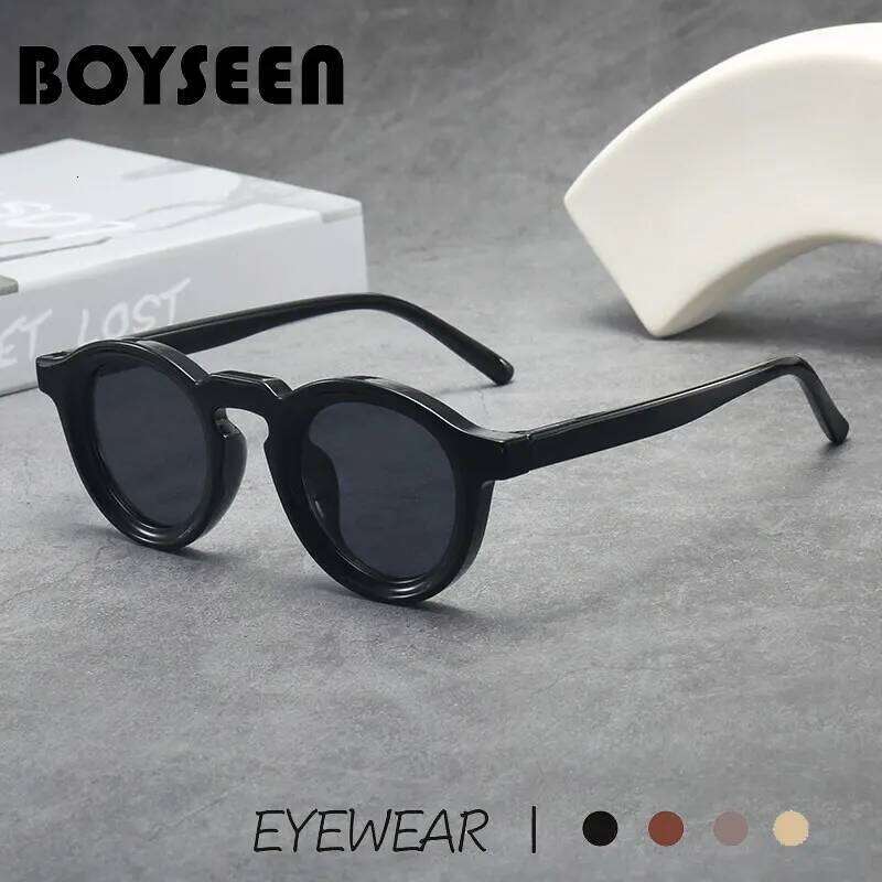 2025 Thick Framed Oval Sunglasses For Men American Style Gray Eyewear Retro Leopard Print Glasses UV400 Prescription H260202