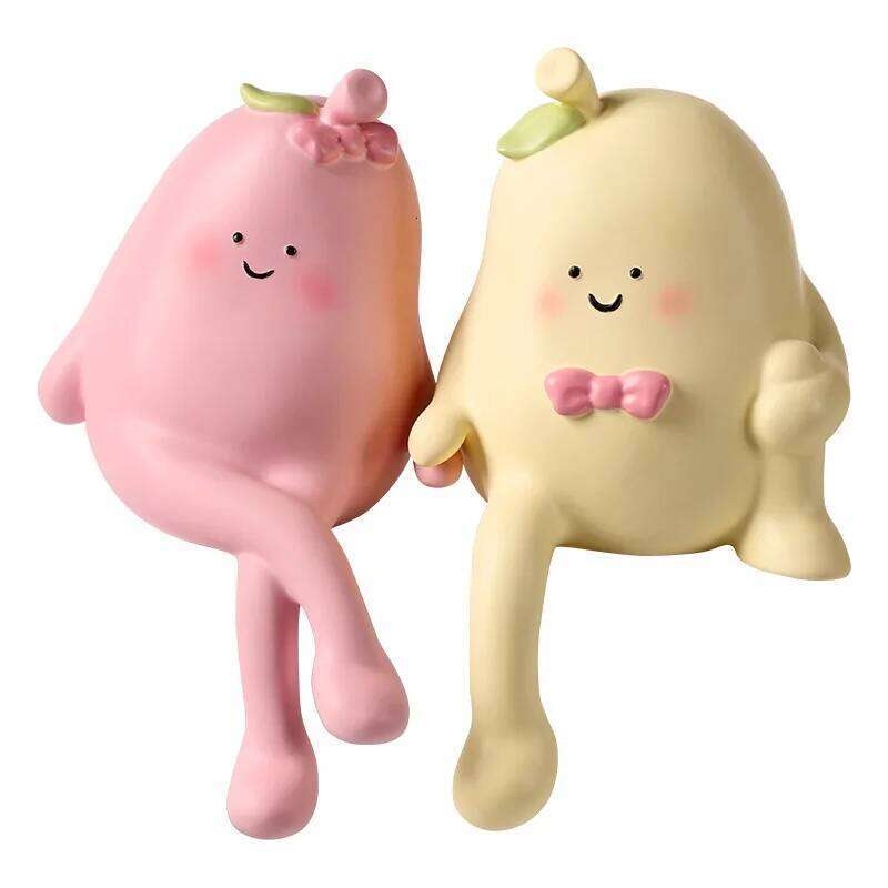 New Cute Hug Pear Creative Hanging Foot Doll Ornament Y260202