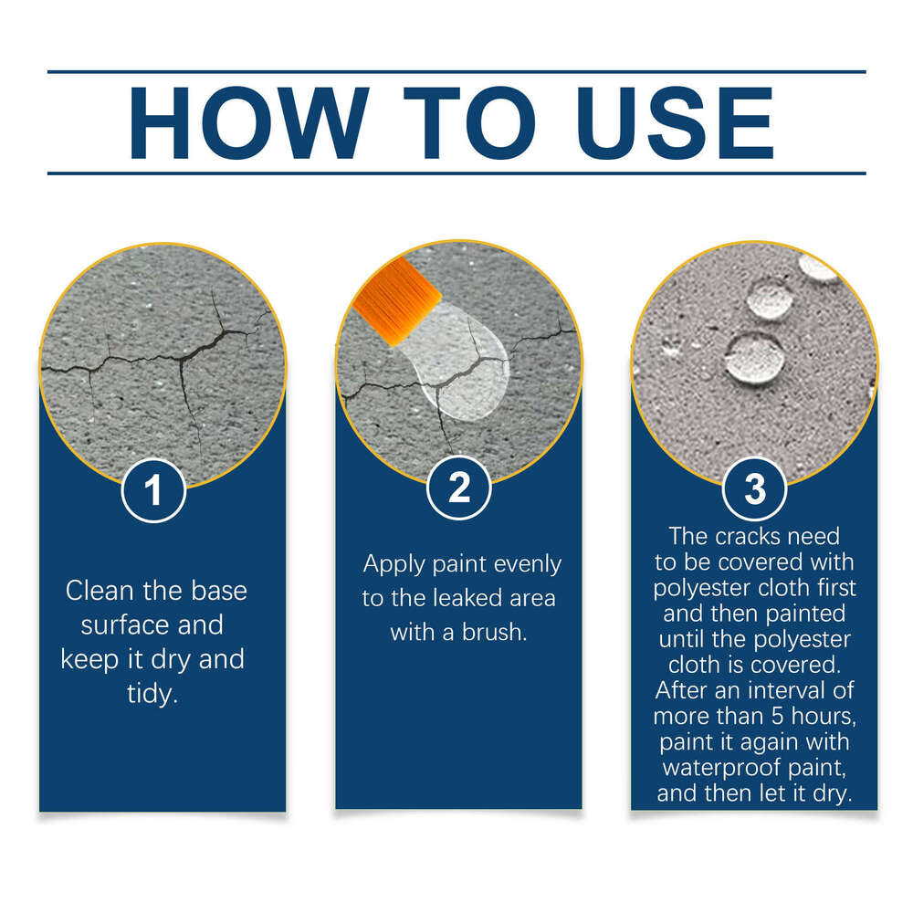 Multi-Purpose Coating Wall Asphalt Roof Liquid Membrane Leak Repair Glue S260202