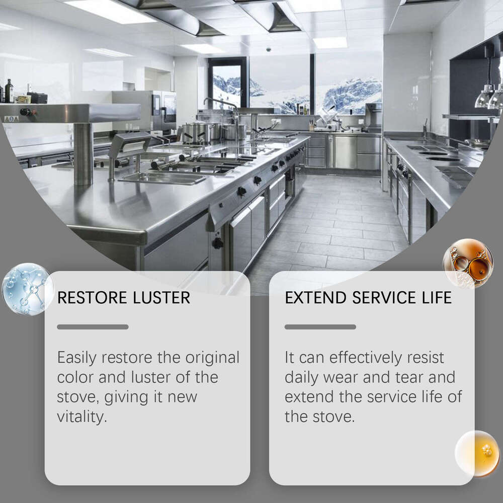 Jakehoe Kitchen Stove Range Hood Heavy Oil Stain Stubborn Dirt Polish Cleaner S260202