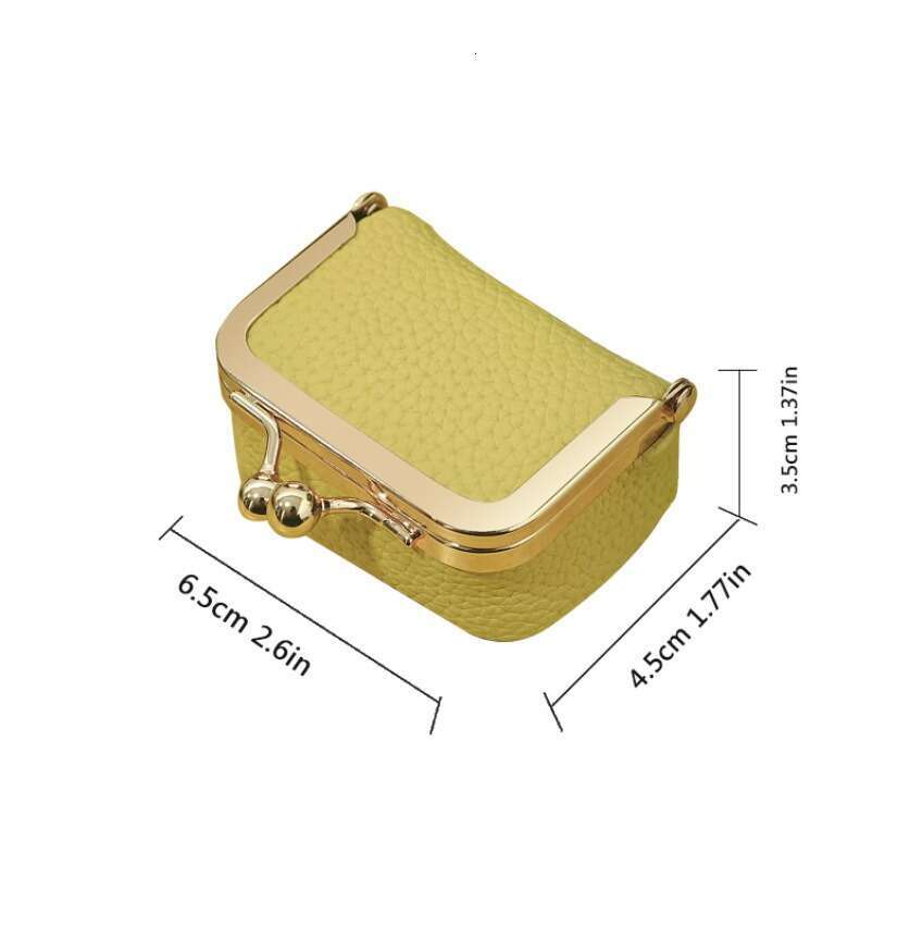 New Cross-Border Hot-Selling Compact Mini Clutch Diamond Ring Gold Necklace Jewelry Box Coin Purse Storage Bag for Women