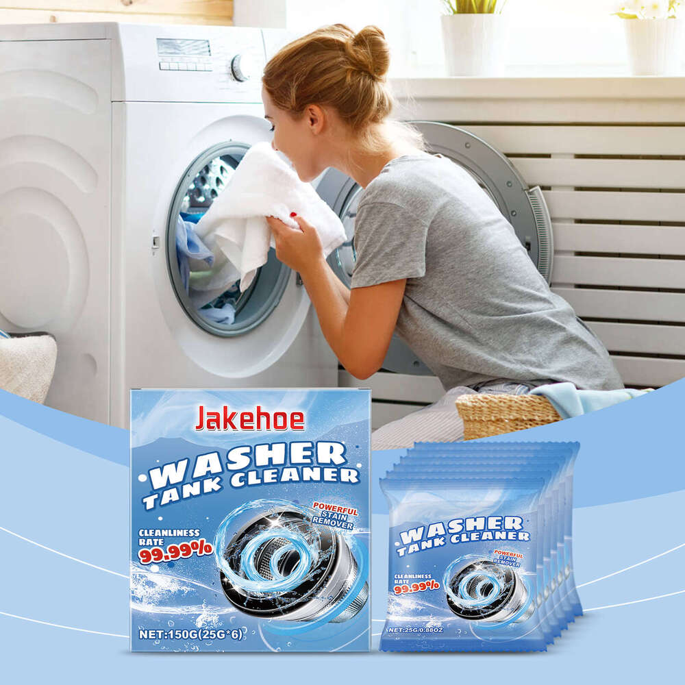 Jakehoe Multi-Effect Cleaning Tub Dirt Odor Household Washing Machine Cleaner Powder S260202