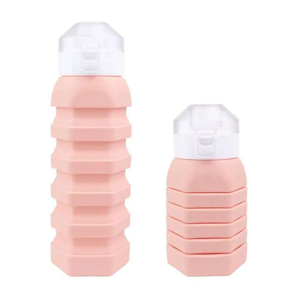 Large-capacity Outdoor Sports Water 350-650ML Leak Proof Collapsible Sport Bottle Creative Reuseable Z260202