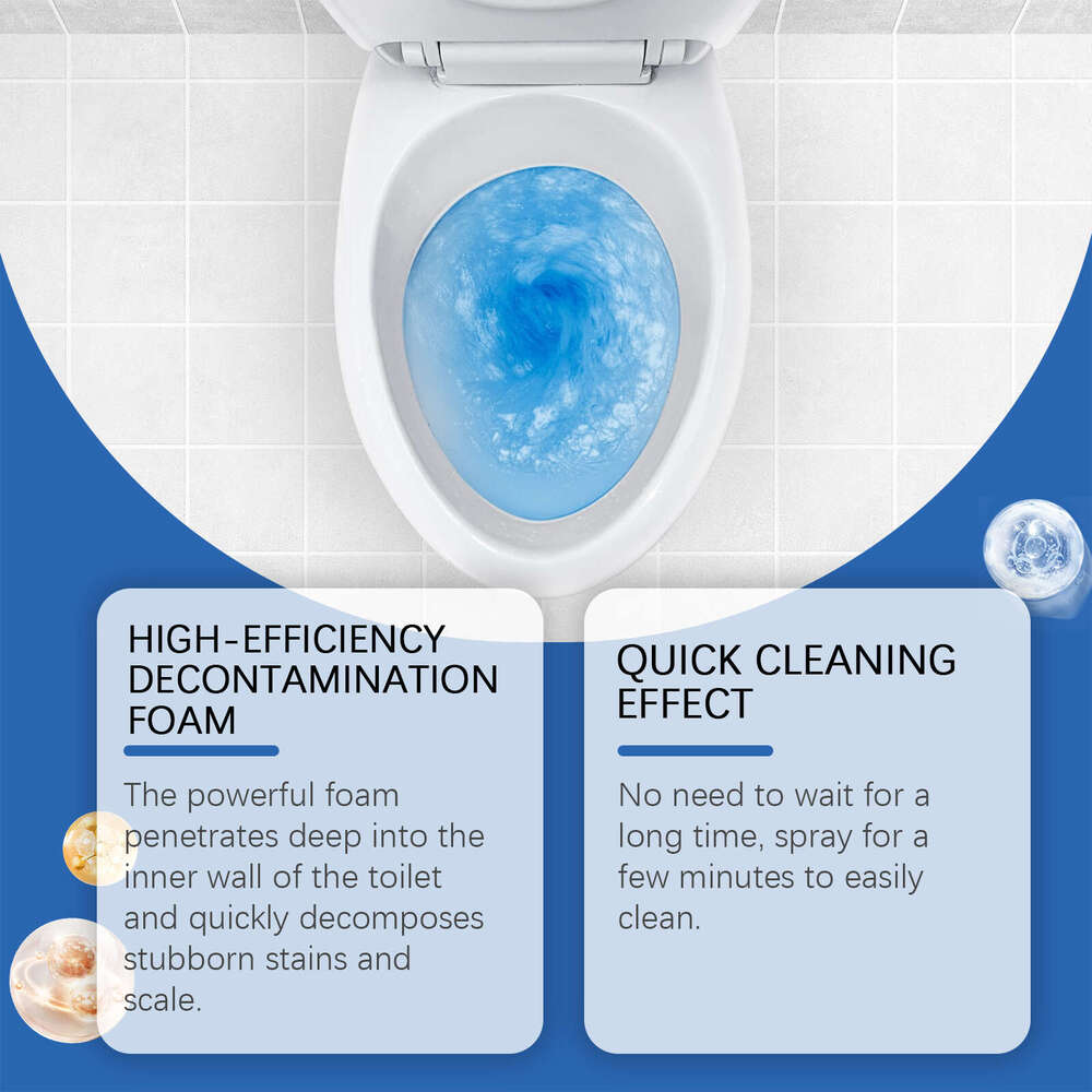 Jaysuing Foam Toilet Bowl Cleaner Deodorizer Household Stain Remover for Bathroom S260202