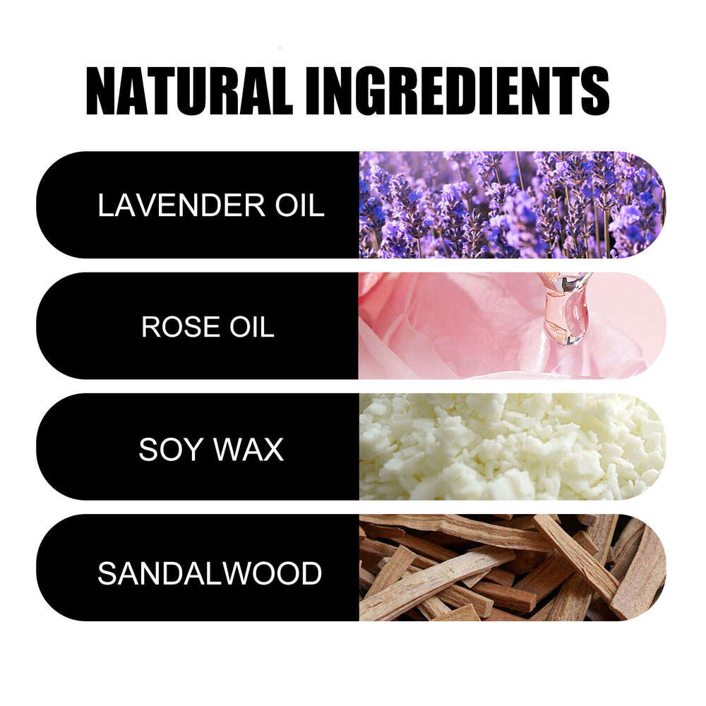 North Moon Candle Aromatherapy Natural Fresh Long-lasting Gift Romantic Home Bedroom Solid Fragrance S260202