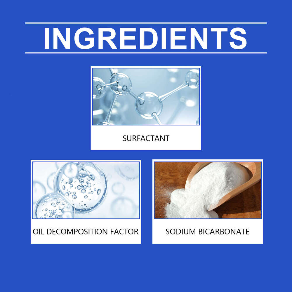 Jaysuing Household Degreaser Stain Remover Gentle Cleaning Kitchen Grease Cleaner S260202