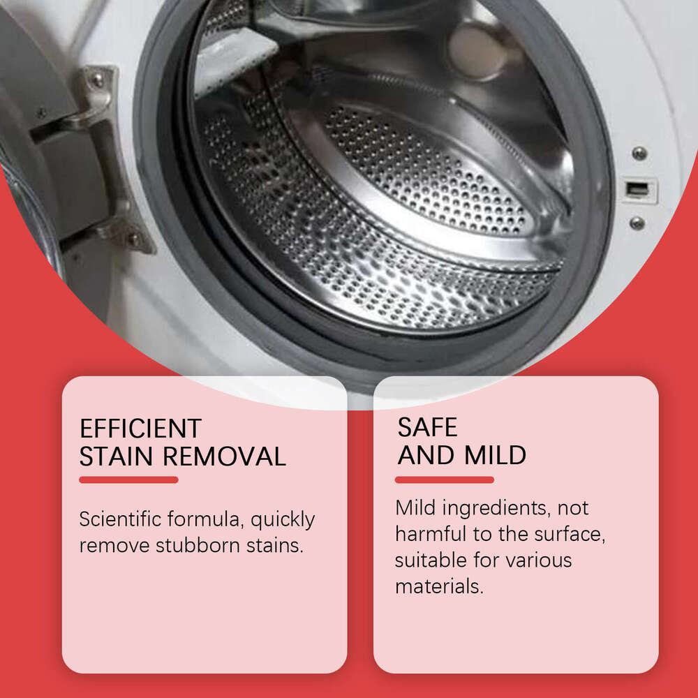 Stain Removal Mildew Remover Gel for Washing Machine Gasket Cleaning Household Refrigerator Seal Cleaner S260202