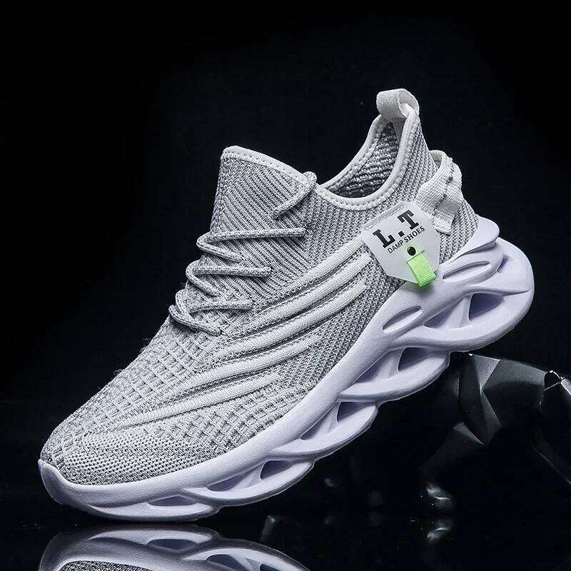 Men's Summer Mesh Dad Shoes Lightweight Breathable Sport Sneakers Outdoor Running Walking Non-Slip Comfort Casual Male Footwea