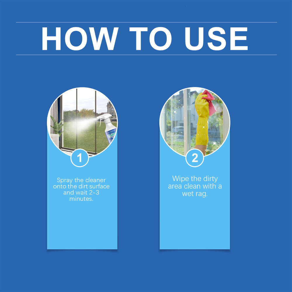 Jaysuing Foam Cleaner Oil Stain Removal Renovation Daily Maintenance Glass Cleaning Spray S260202