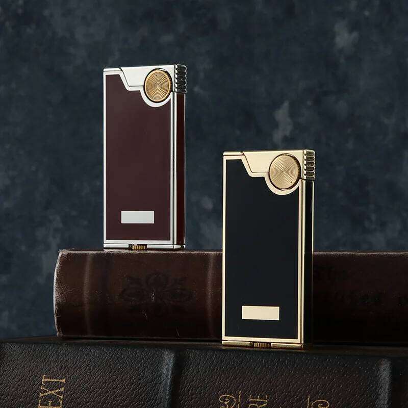 New Slim Kerosene Creative Mini Small Portable Laser Electroplating Process Pure Copper Lightweight and Stylish Lighter W260202