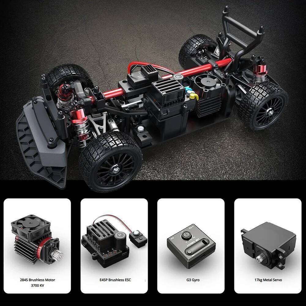 2025 MJX HYPER GO 1:14 14304 2845 Brushless Motor Remote Control POLO R WRC Metal Chassis High Speed Car Off-Road RC Toy Y260131