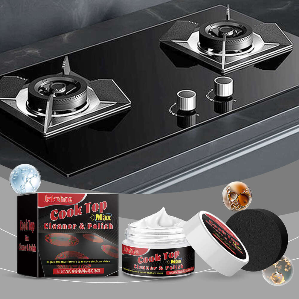 JAKEHOE Paste Household Kitchen Range Hood Stove Degreaser Black Stain Gentle Cleaner S260202