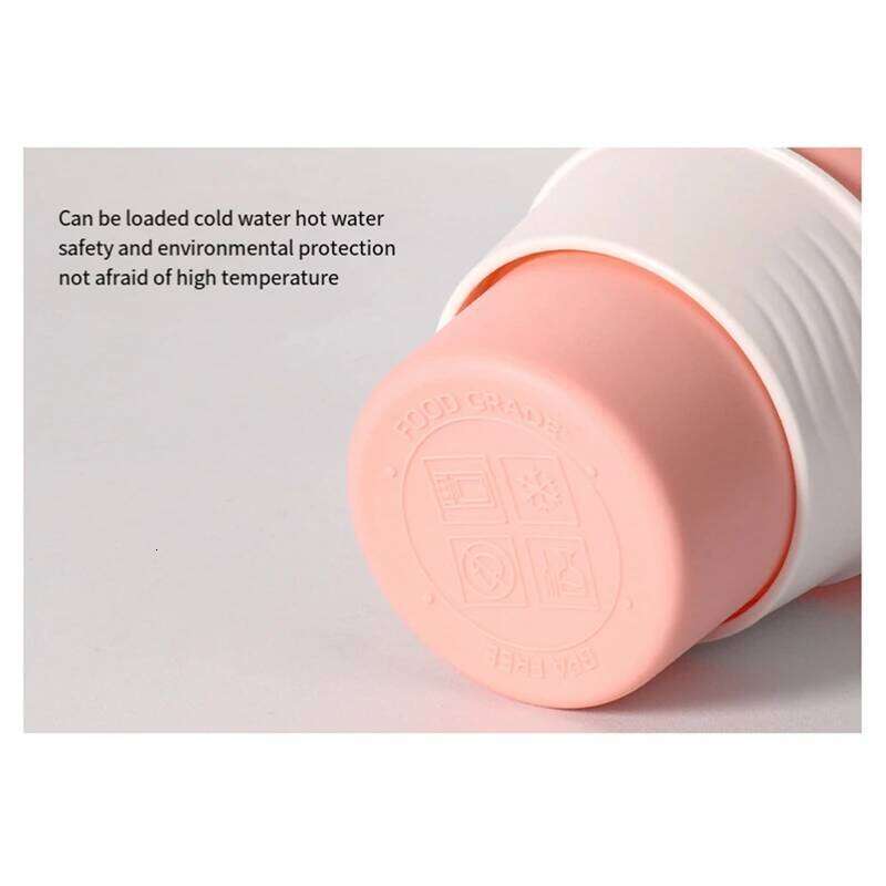 DW-Gray Silicone Travel Cup-Camping Foldable Water Cup, Adult Drinking Cup with Z260202