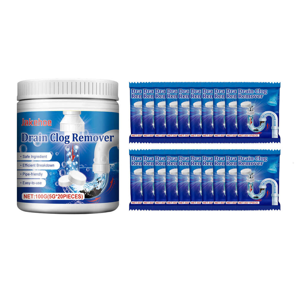 Pipe Effervescent Toilet Drain Cleaner Deodorizer Anti-Clogging Dissolving Cleaning S260202