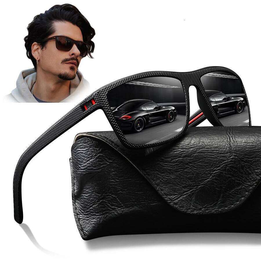 4 PCS Fashion Vintage Check Pattern Sunglasses Men Women Fishing Driving Man Luxury Brand Designer Sun Glasses UV400 Eyewear H260202
