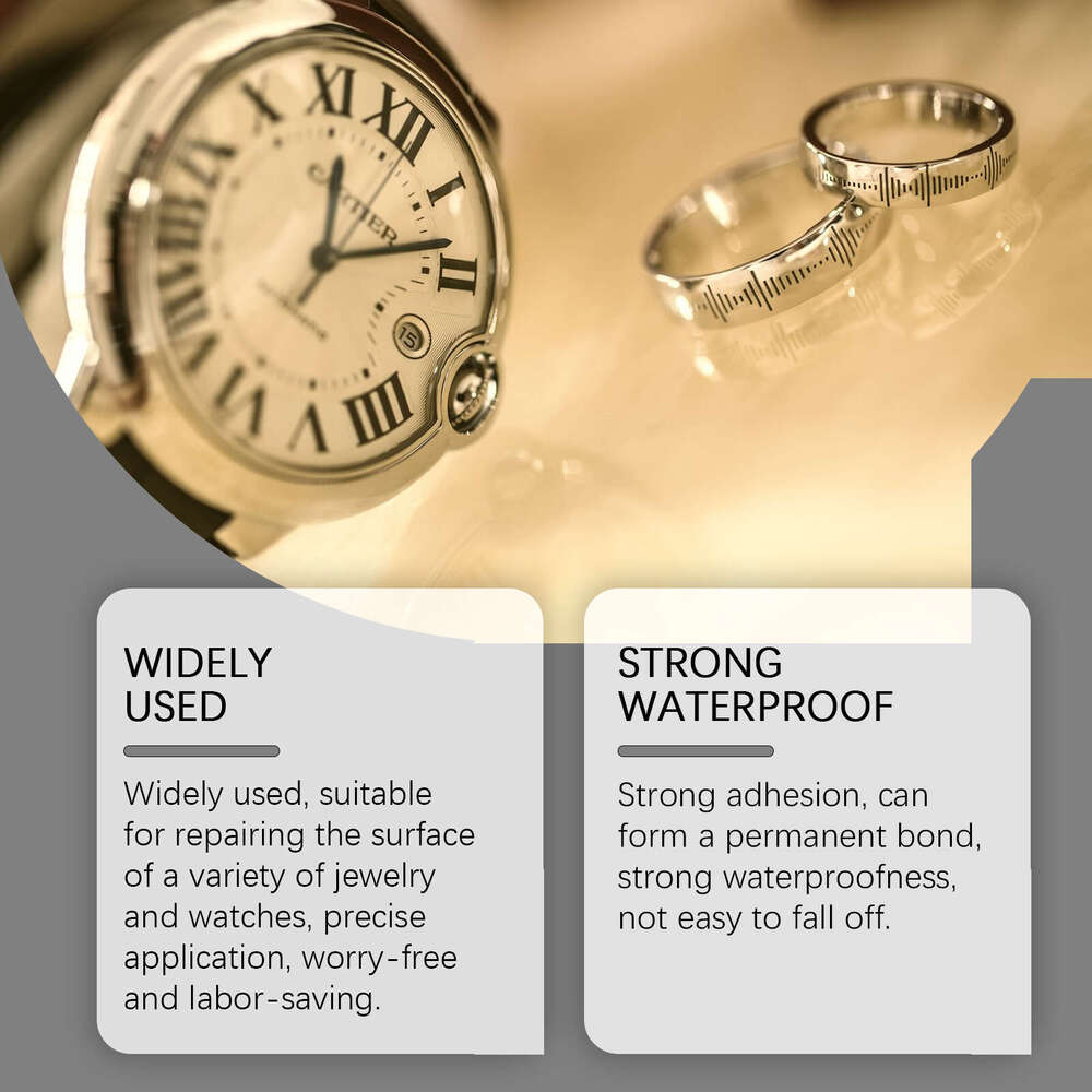 Jue-Fish Jewelry Watch Repair Glue Multi-functional Oil-based Transparent Sol Seamless Waterproof Adhesive S260202