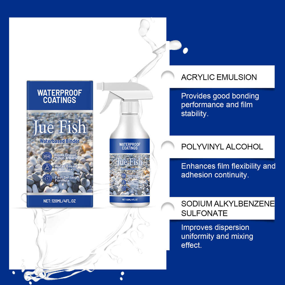 Jue Fish Pebble Agate Gravel Bonding Waterproof Moisture-Proof Paving Landscaping Glue S260202