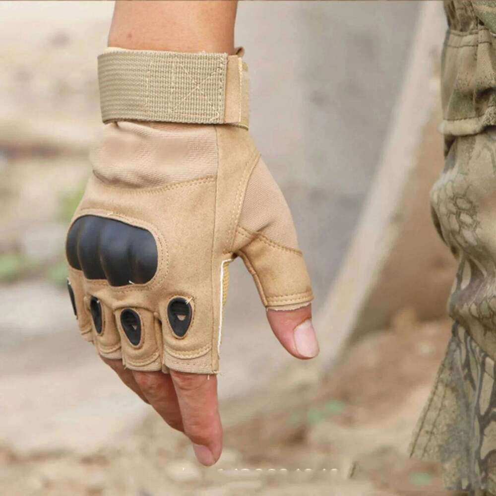 Half Finger Men's Outdoor Tactical Sports Shooting Hunting Airsoft Motorcycle Cycling Gloves XJ260202