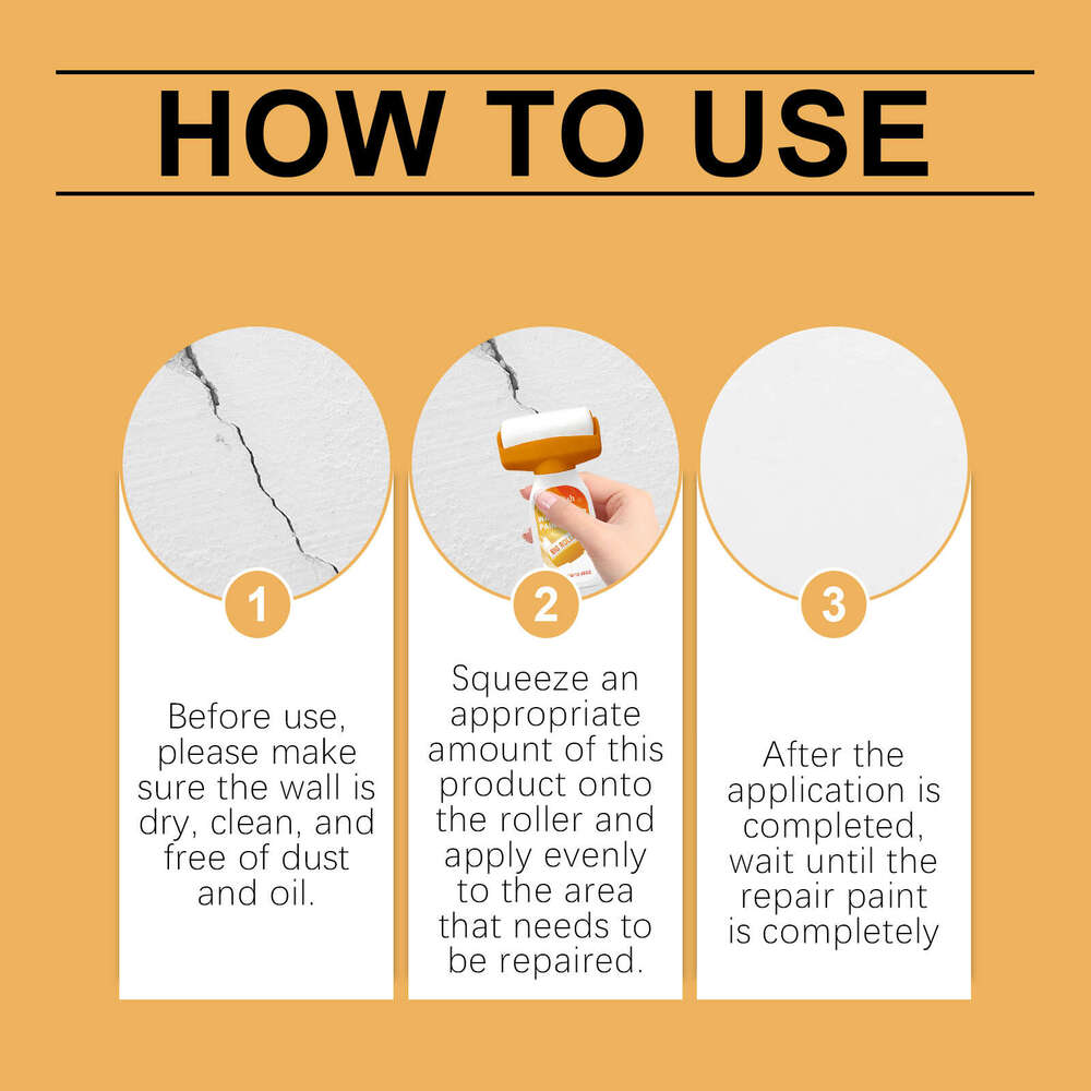 Roller Peeling Cracks Nail Holes Paint Wall Repair Paste S260202