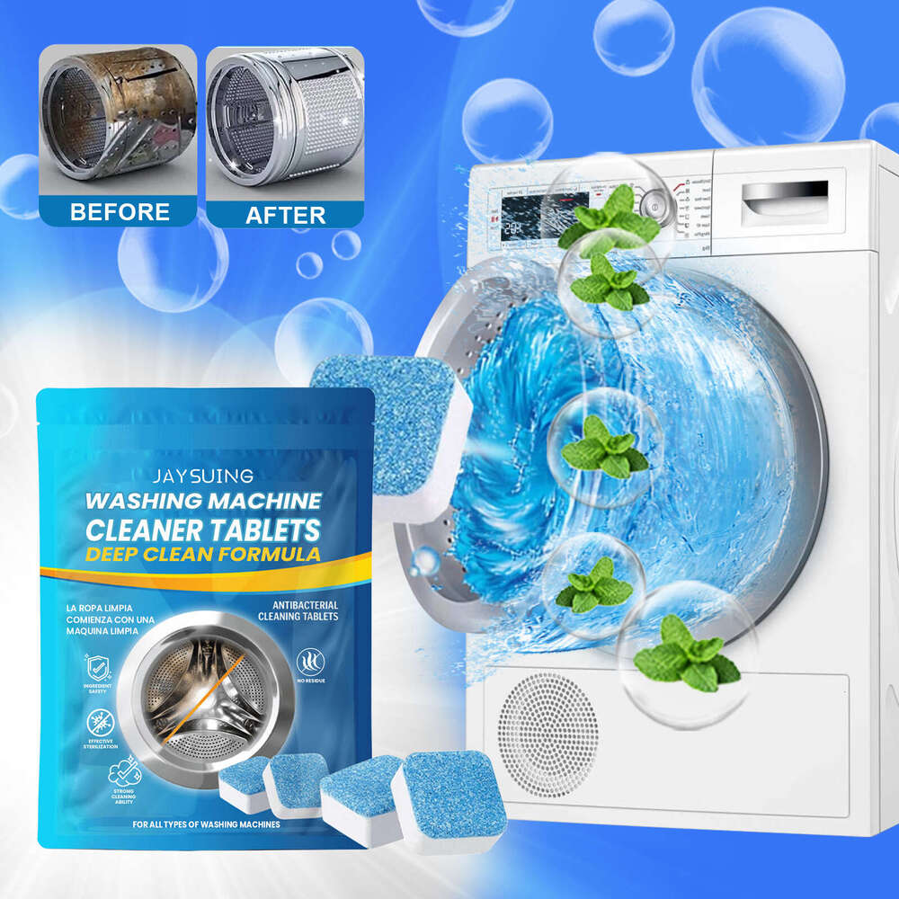 Jaysuing Deep Drum Type Washing Machine Tub Water Tank Dirt Deodorizing Cleaning Tablets S260202
