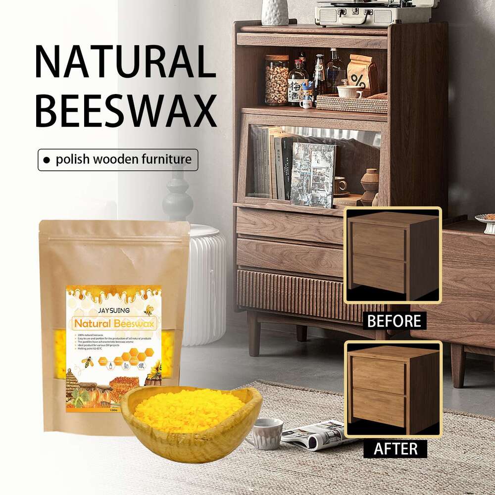 Granules Household Handmade Beeswax Sofa Floor Maintenance Furniture Leather Care Wax S260202