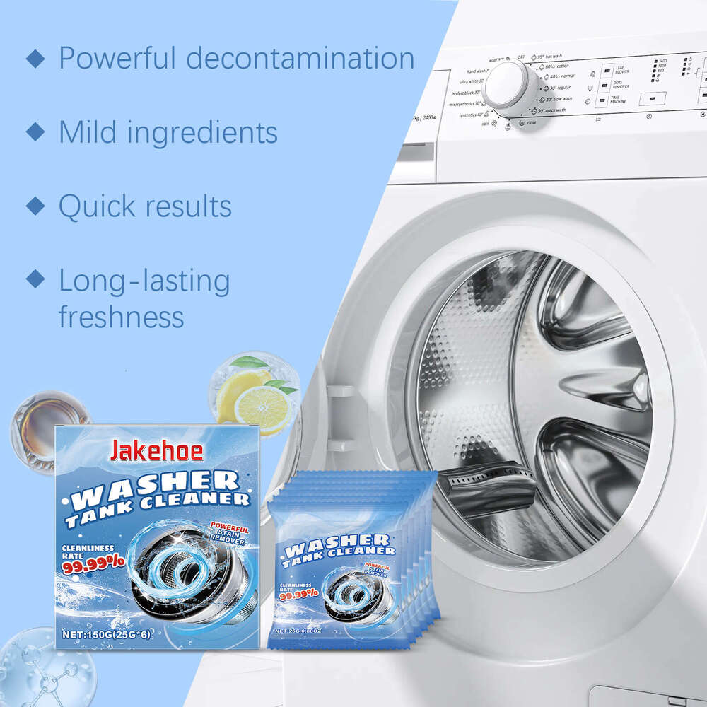 Jakehoe Multi-Effect Cleaning Tub Dirt Odor Household Washing Machine Cleaner Powder S260202