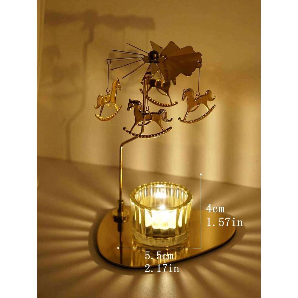 2 Pcs Glass Tealight Candle Holder Small Clear Mini Candlestick Table Centerpiece Home Decorations for Wedding Festival Birthday Y260131