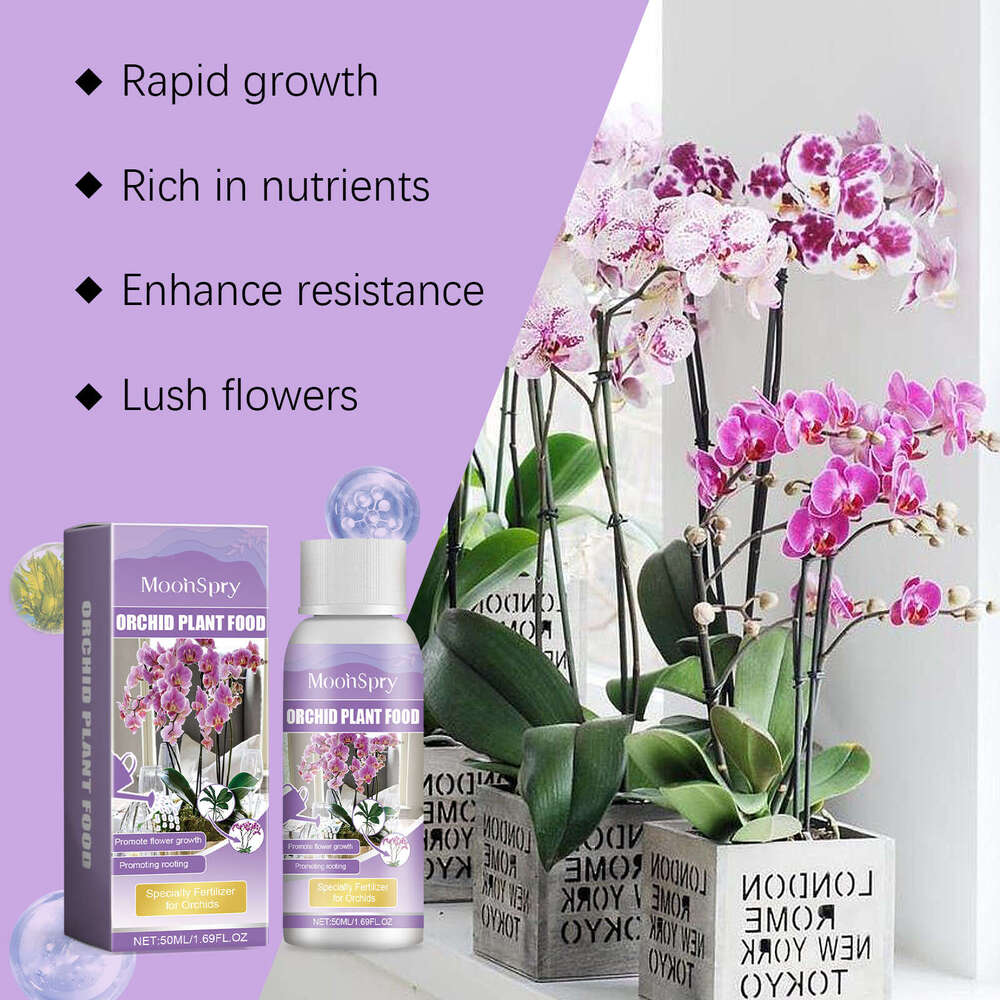 MoonSpry Growth Agent Flower Green Plant Special Nutrient for Orchid Potted Plants S260202