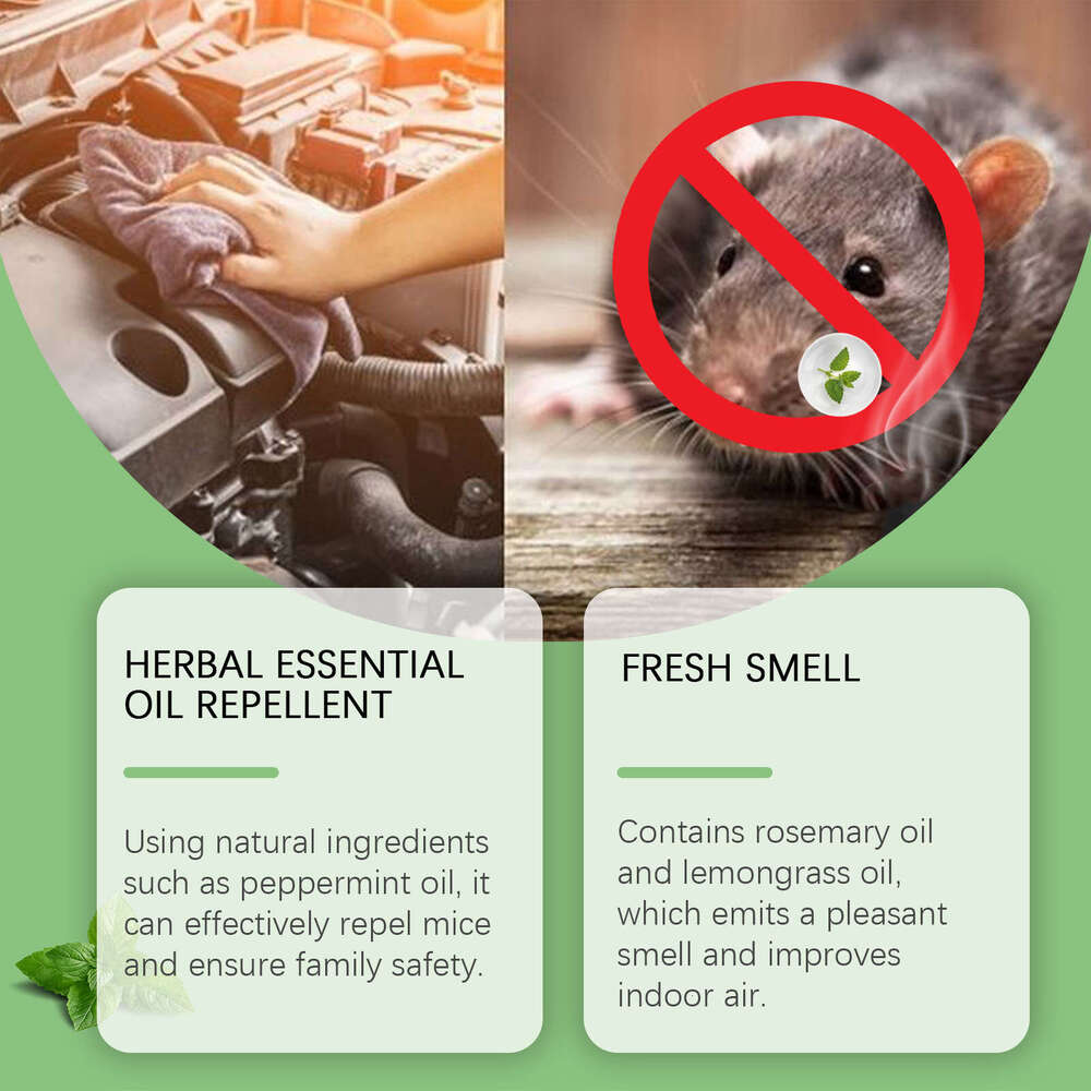 Pills Plant Essential Oil Indoor Outdoor Rodent Repellent Mouse S260202