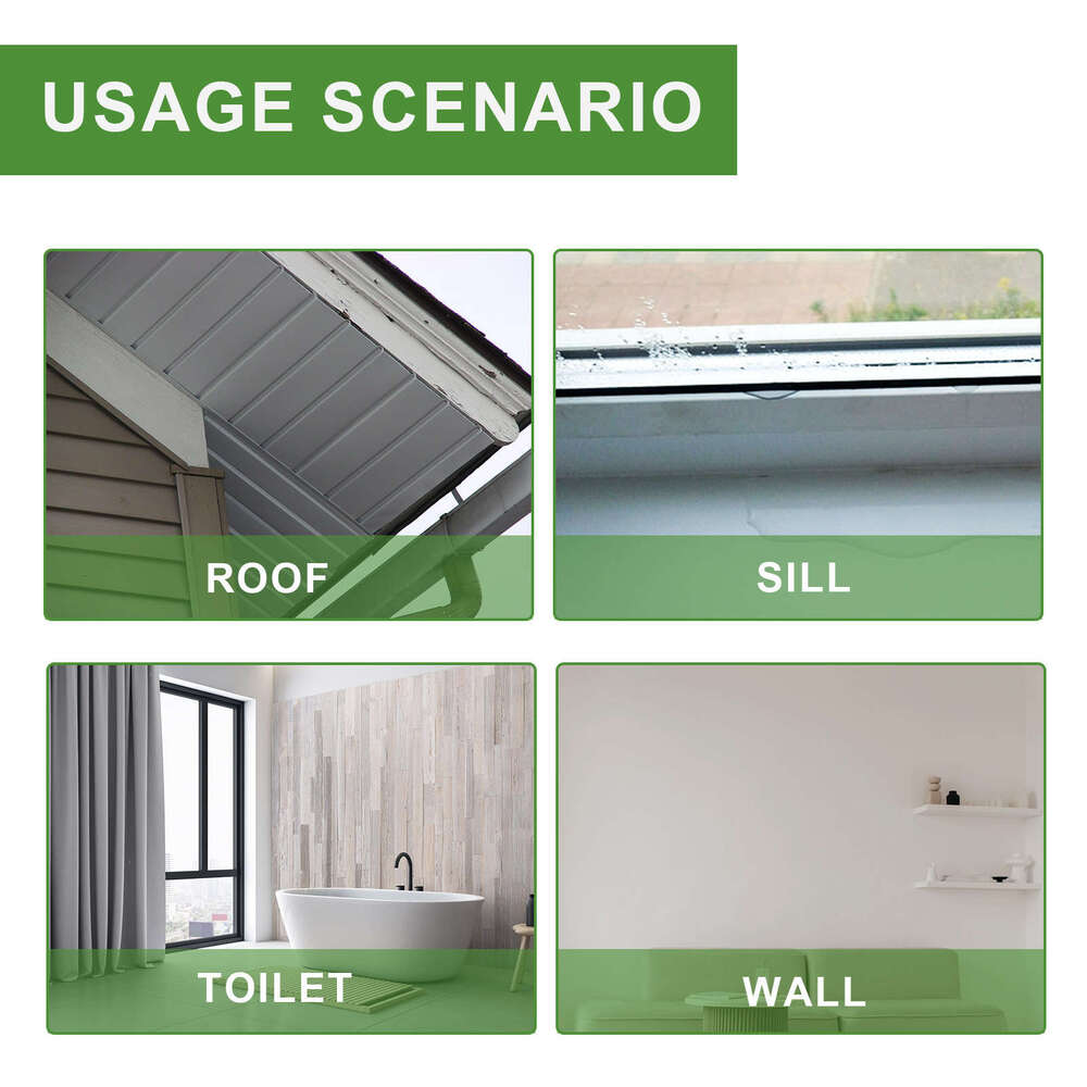 JAYSUING Transparent Exterior Roof Tile Wall Leak Repair Sealing Waterproof Glue S260202 059