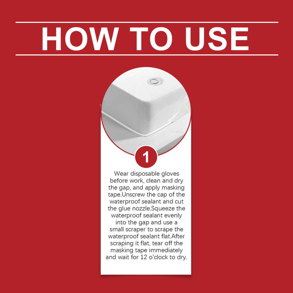 Silicone Invisible Filling Sealant Multi-Functional Household Waterproof Glue S260202