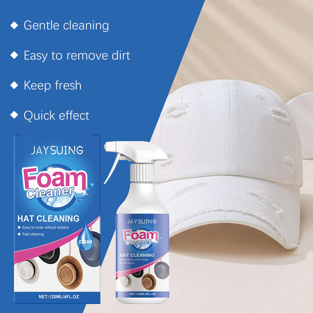 Jaysuing Cleaner Foam Type Hat Stain Removal No-Wash Deodorizing Dry Cleaning Spray S260202