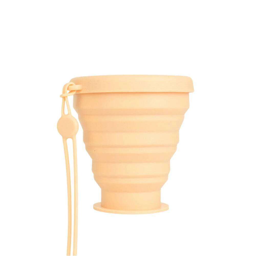 Foldable silicone camping cup collapsible portable mug for hiking outdoor adventures picnic cookware lightweight Z260202