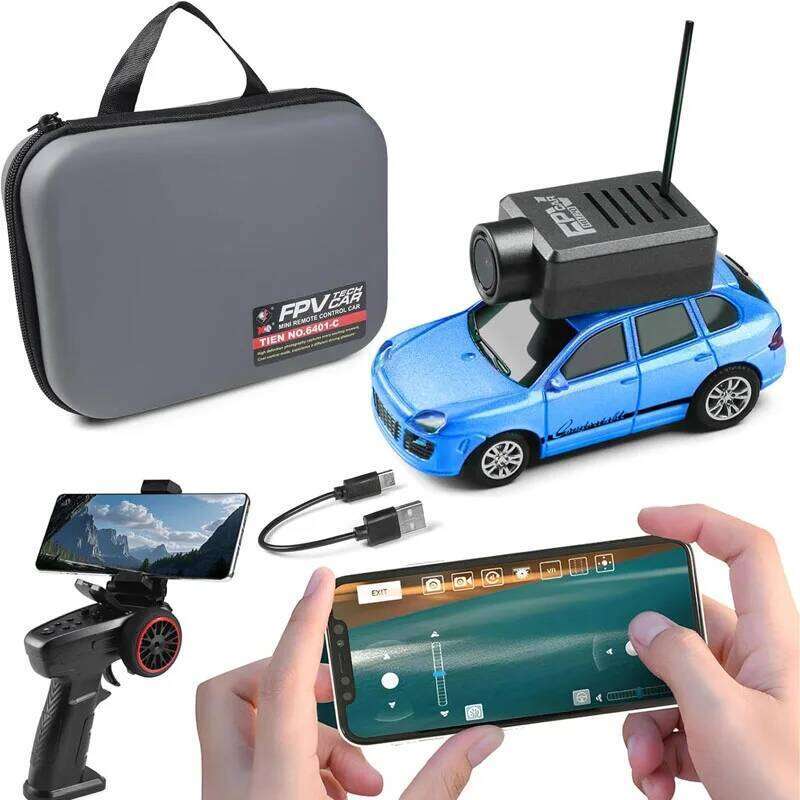 WLtoys 6401 1:64 Mini Car 2.4G Remote Control with 720P FPV Camera & WiFi APP, 2025 New RC Racing Toy Gift for Boys Girls Y260131