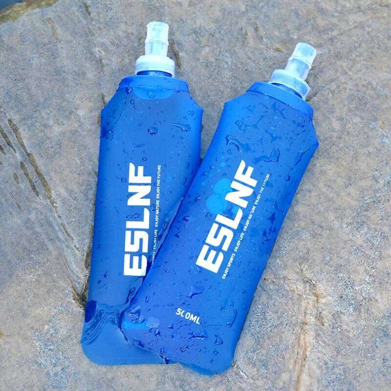 500ml Soft Flask Folding Collapsible Bottle TPU BPA Free Outdoor Sport Portable Water Bag Running Camping Z260202